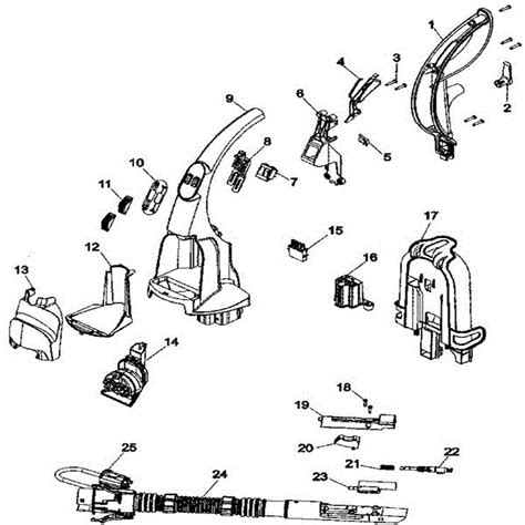 Hoover F7452 Steamvac Maxextract All Terrain Carpet Washer Parts List