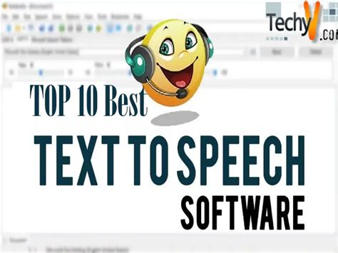 Potential of Text-to-Speech Software - Animation Software