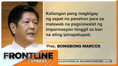 Pbbm Ipinag Utos Na Bigyan Ng Grace Period Ang Mga E Bike At E Trike