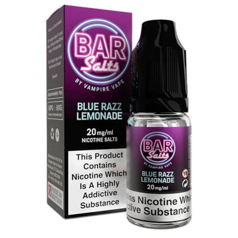 Liquid Bar Salt Blue Razz Lemonade 20 Mg 10 Ml