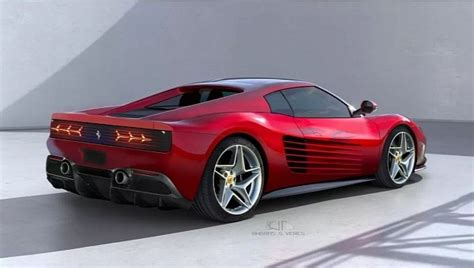 Ferrari Testarossa Revival Concept Gets Digitally Updated With Daytona