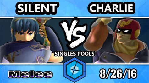 Shine 2016 SSBM Silent Marth Vs Charlie Captain Falcon Melee