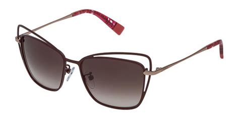 Furla Su4980 09pn Sunglasses In Burgundy Smartbuyglasses Usa