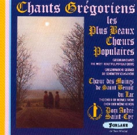 Chants grégoriens Les plus beaux choeurs populaires vol 1 La Boîte