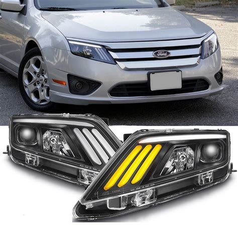 Par Faros Lupa Led Secuenciales Ford Fusion En