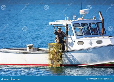 Lobster Fishing Boat Editorial Photo | CartoonDealer.com #191922543