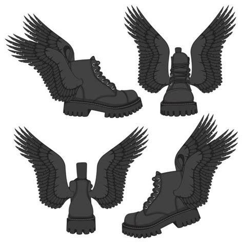 220+ Winged Boots Illustrations, Royalty-Free Vector Graphics & Clip Art - iStock