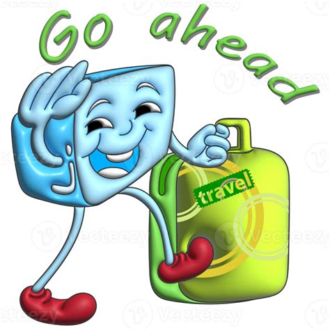 Go Ahead To Travel Ice Baby Cartoon Gesture 26803717 PNG