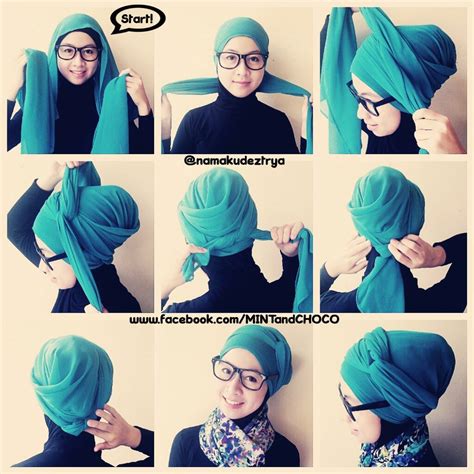 Easy Turban Style Turban Hijab Hair Wrap Scarf Scarf Hairstyles