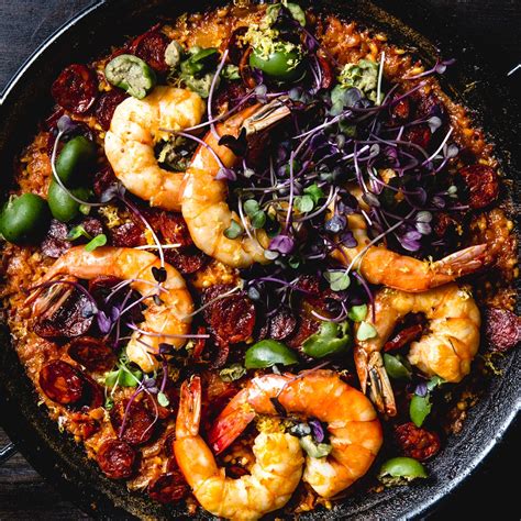 Chorizo and Shrimp Paella Recipe Bon Appétit