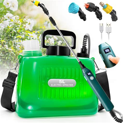 SideKing Battery Powered Sprayer Upgraded 1 35 Gallon Electric Garden