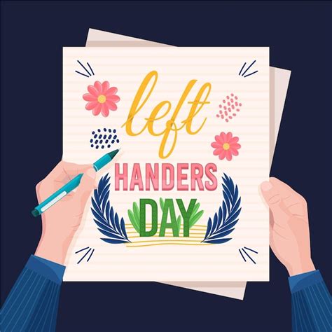 Free Vector | Left handers day