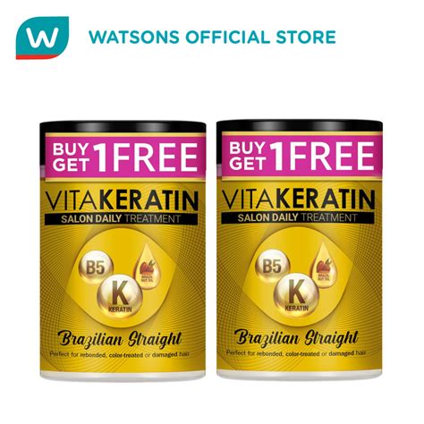 VITAKERATIN Treatment Brazilian Straight 650ml X2 Shopee Philippines