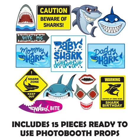 Buy Party Propz Baby Shark Theme Birthday Decorations Pcs Baby Shark