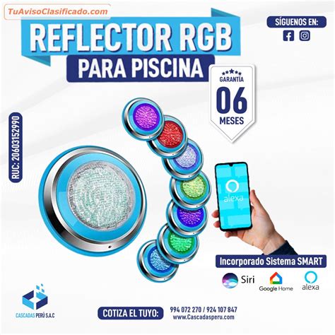 Reflectores RGB Piscina Luces De Colores Para Piscina Luces Su