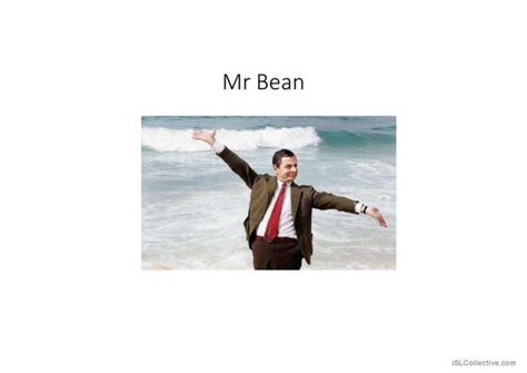 The Present Continuous Mr Bean Vid… English Esl Powerpoints