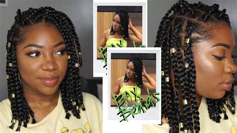 Jumbo Box Braids Rubber Band Method Sherysalsa