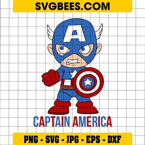 Captain America Logo Svg Svgbees