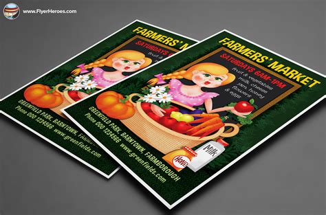 Farmer's Market Flyer Template ~ Flyer Templates on Creative Market