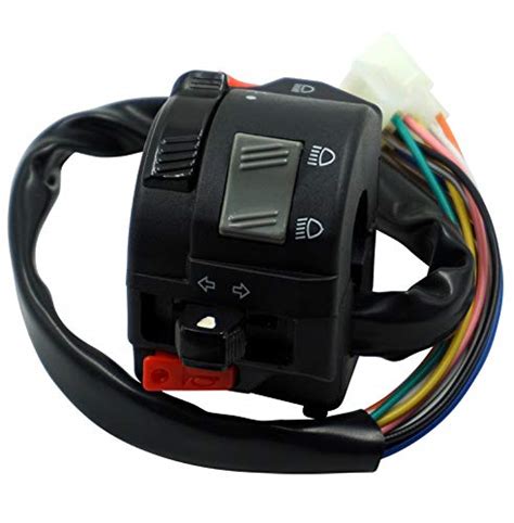 Amazon Motorcycle Left Control Handlebar Switch With Wiring