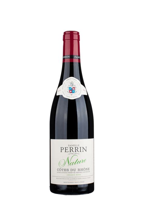 Famille Perrin Côtes du Rhône Nature Rouge Organic