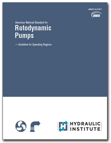 ANSI HI 9 6 3 2017 Rotodynamic Pumps Guideline For Operating Regions