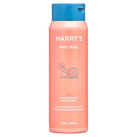 Harrys Mens Cleansing Body Wash Fig Scent 16 Fl Oz