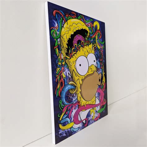 Quadro Decorativo Homer Simpson Elo Produtos Especiais