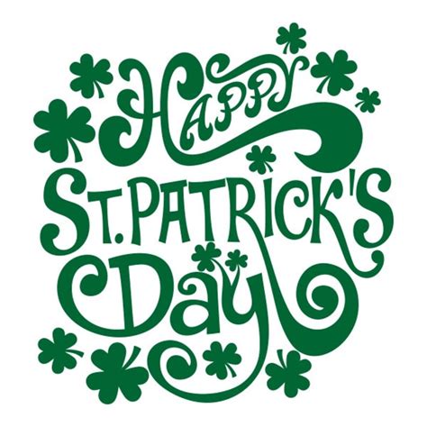 Happy St Patrick S Day Cuttable Design PNG DXF SVG Eps Etsy