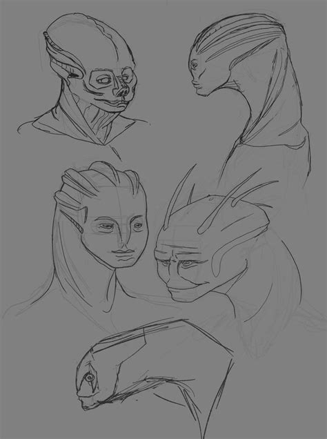 Alien Heads 1 By Delta 382 On Deviantart