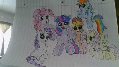 Mane 6 Drawing : r/mylittlepony