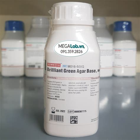 Brilliant Green Agar Base Modified M016 500g Megalab