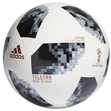 2018 Fifa World Cup Adidas Jumbo Soccer Ball Blackwhite