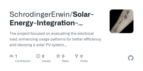 Solar Energy Integration Project Efficient Load Analysis And PV Array