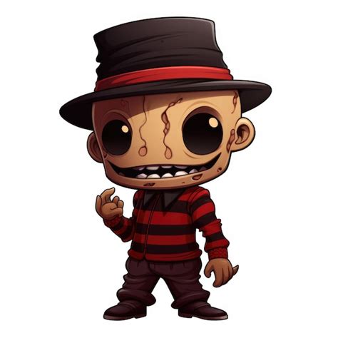 Freddy Krueger A Nightmare on Elm Street cartoon character Generative ...