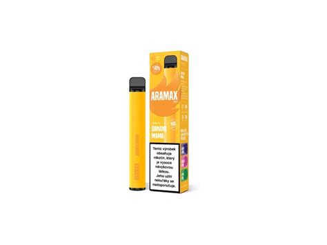 ᐉ Koupit Jednorázová E Cigareta Aramax Bar 700 Banana Mama 20 Mg Ml