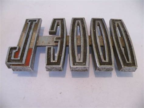 Find Vintage Oem Willys Amc Jeep J 3000 Emblem In Gaylord Michigan