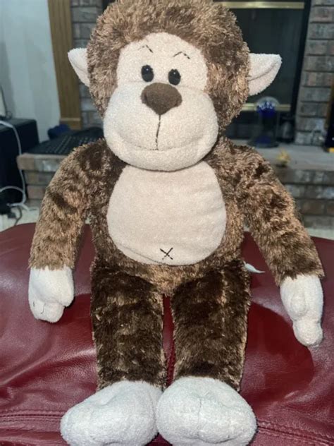 Build A Bear Monkey Plush Ape Chimp Gorilla Brown Tan Stuffed Animal 18