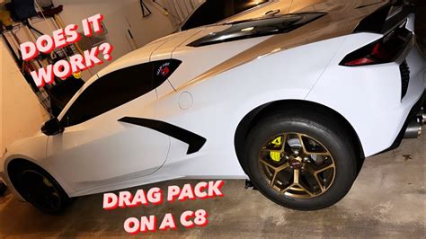 Installing A Drag Pack Slicks On My C8 Corvette YouTube