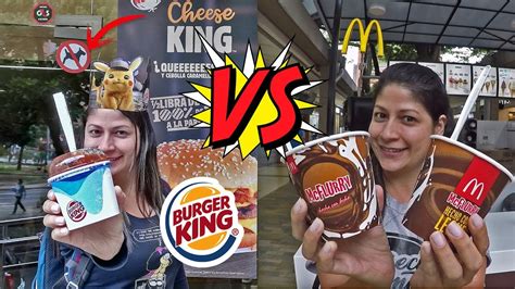 Mc Donalds Vs Burger King Cu L Es Mejor Youtube