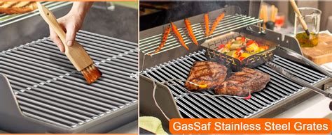 Gassaf Grill Grates 304 Stainless Steel 17 5 Cooking Grates For Weber 7637 Spirit