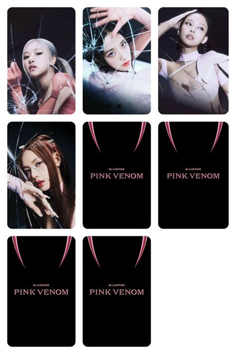 Blackpink Pink Venom Photocards Template Yazd R Labilir Planlay C