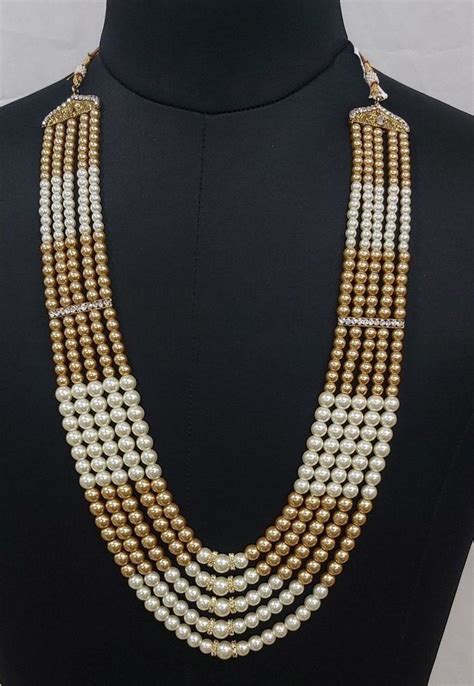 Men Necklace Pearl Necklace Beaded Necklace Pearl Layers Peral Buy