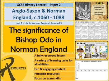 29 Norman England Bishop Odo King William I GCSE History Edexcel