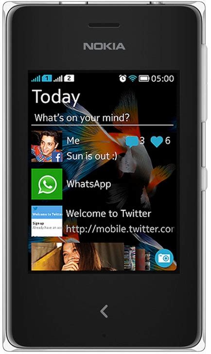 Nokia Asha Dual Sim White