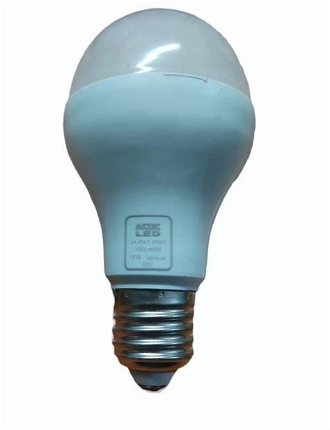 W Ac Dc Led Bulb Cool Daylight E At Rs Piece In Bharuch Id