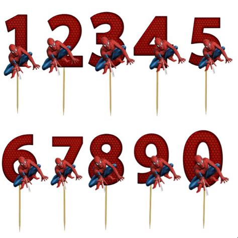 Jual Topper Cake Cupcake Hiasan Kue Ulang Tahun Motif Spiderman