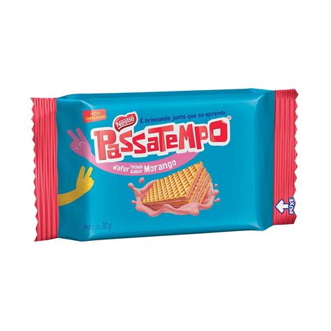 Biscoito Wafer Recheio Morango Passatempo Pacote G Gtin Ean Upc