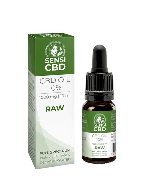 Cbd Oil 10 1000 Mg 10 Ml Vegan Sensi Seeds