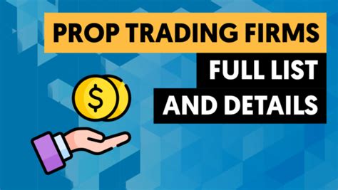 Prop Trading Firms The 24 Best For 2024 Living From Trading